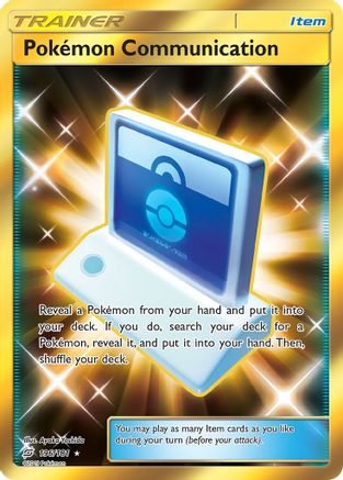 Pokemon Communication (Secret) 196/181  - Holofoil SM  Team Up