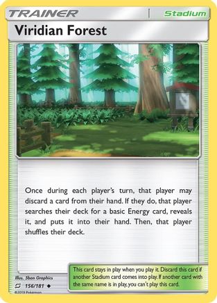 Viridian Forest 156/181  SM  Team Up