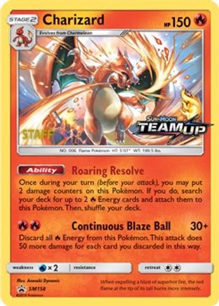 Charizard SM158  - Holofoil SM Promos
