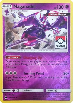 Naganadel (Pokemon League) 108/214  - Reverse Holofoil League & Championship Cards