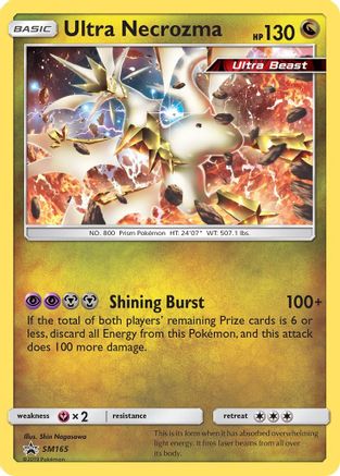Ultra Necrozma SM165  - Holofoil SM Promos