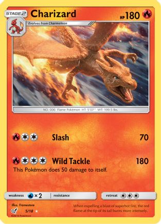 Charizard 005/18  - Holofoil Detective Pikachu