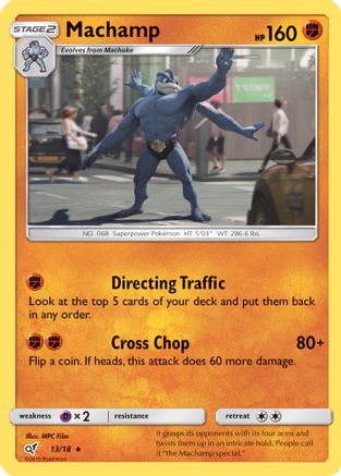 Machamp 013/18  - Holofoil Detective Pikachu