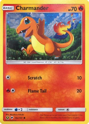 Charmander 18a/147  - Holofoil Alternate Art Promos