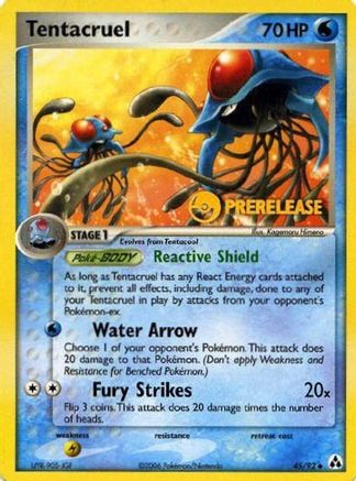 Tentacruel (Prerelease) 045/92  Nintendo Promos