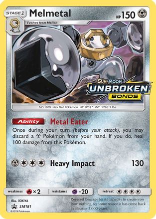 Melmetal (Prerelease) SM181  - Holofoil SM Promos