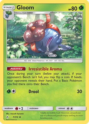 Gloom 007/214  SM  Unbroken Bonds