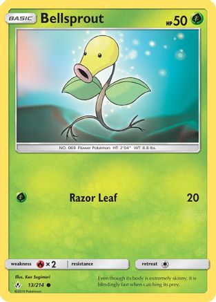 Bellsprout 013  SM  Unbroken Bonds