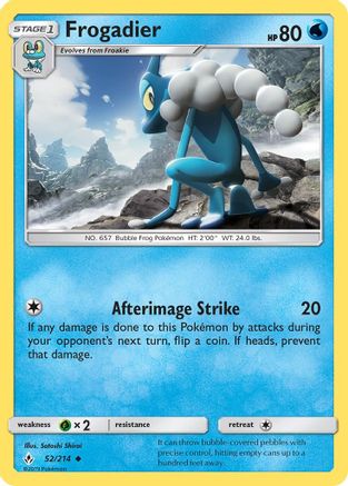 Frogadier 052/214  SM  Unbroken Bonds