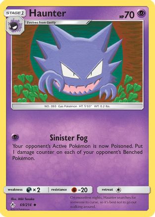 Haunter 069/214  SM  Unbroken Bonds