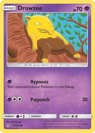 Drowzee 071/214  SM  Unbroken Bonds
