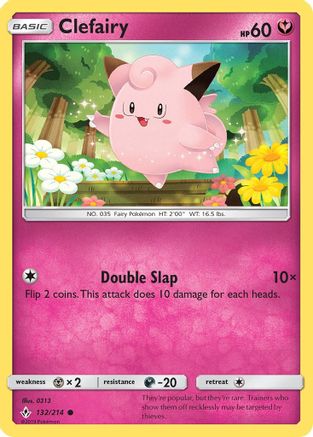 Clefairy 132/214  SM  Unbroken Bonds