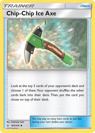 Chip-Chip Ice Axe 165/214  SM  Unbroken Bonds