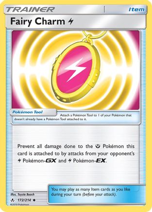 Fairy Charm L 172  - Reverse Holofoil SM  Unbroken Bonds