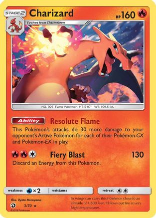 Charizard (Let's Play, Eevee!) 003/70  Deck Exclusives