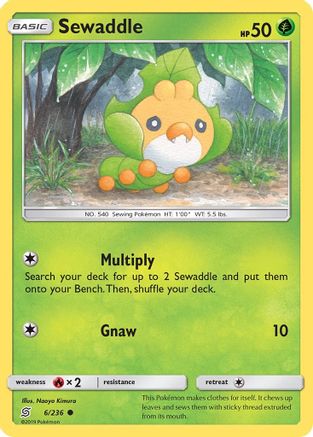 Sewaddle (6) (6) 006/236  SM  Unified Minds