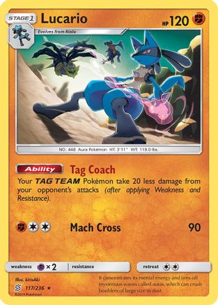 Lucario 117/236  SM  Unified Minds