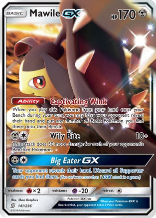 Mawile GX 141/236  - Holofoil SM  Unified Minds