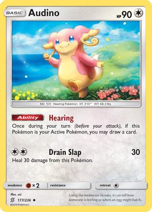 Audino 177/236  SM  Unified Minds