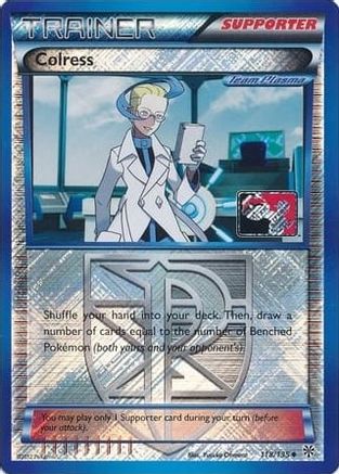 Colress (League Promo) 118/135  - Reverse Holofoil League & Championship Cards