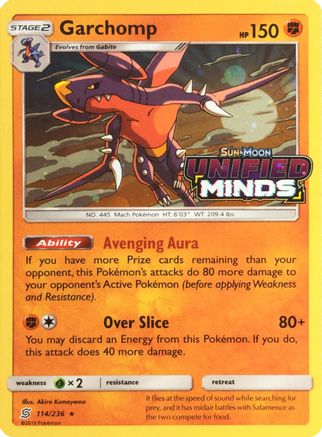 Garchomp (Cosmos Holo) 114/236  - Holofoil Miscellaneous Cards & Products