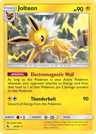 Jolteon 023/68  Hidden Fates