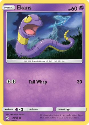 Ekans (26) (26) 026/68  Hidden Fates