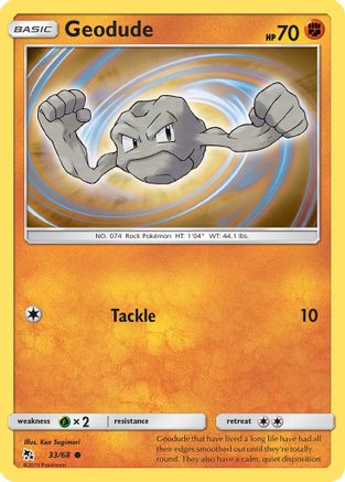 Geodude 033/68  Hidden Fates
