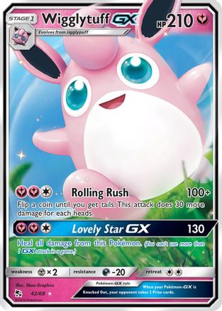 Wigglytuff GX 042/68  - Holofoil Hidden Fates