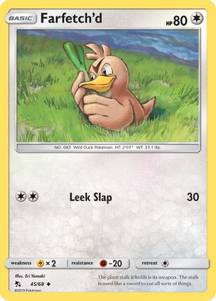 Farfetch'd 045/68  - Reverse Holofoil Hidden Fates
