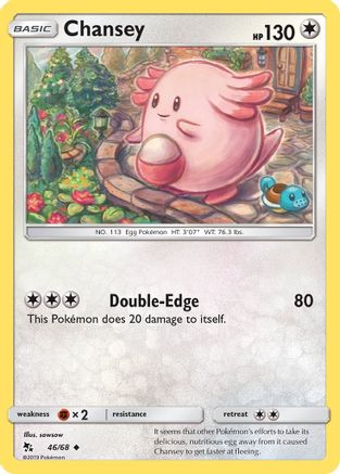 Chansey 046/68  - Reverse Holofoil Hidden Fates