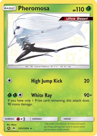 Pheromosa SV5/SV94  - Holofoil Hidden Fates Shiny Vault