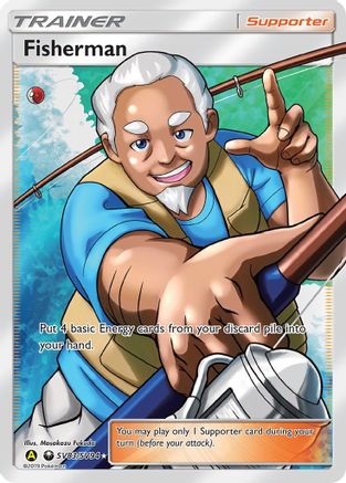 Fisherman SV83/SV94  - Holofoil Hidden Fates Shiny Vault