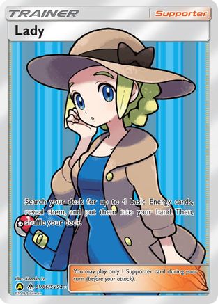 Lady SV86/SV94  - Holofoil Hidden Fates Shiny Vault