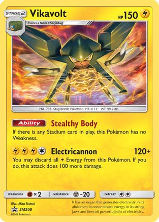 Vikavolt SM208  - Holofoil SM Promos