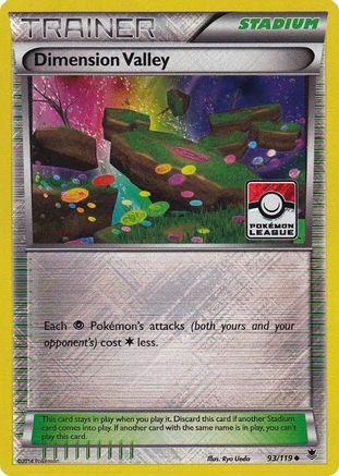 Dimension Valley (Pokemon League) 093/119  - Reverse Holofoil League & Championship Cards