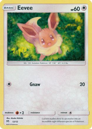 Eevee 012/12  - Holofoil McDonalds Promos 2019