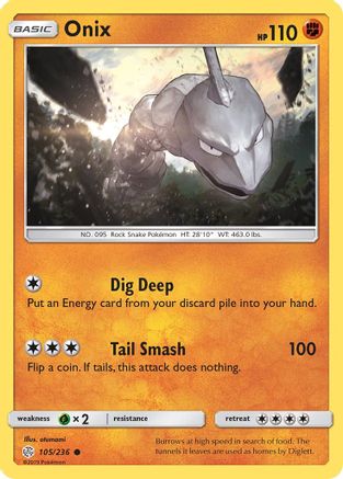 Onix 105/236  SM  Cosmic Eclipse