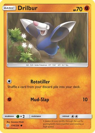 Drilbur 114/236  SM  Cosmic Eclipse
