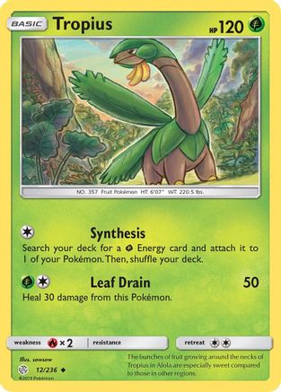Tropius 012/236  SM  Cosmic Eclipse