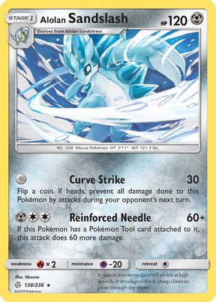 Alolan Sandslash 138/236  SM  Cosmic Eclipse
