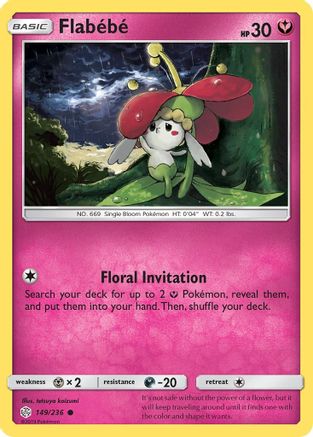 Flabebe 149/236  SM  Cosmic Eclipse