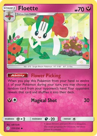 Floette 151/236  SM  Cosmic Eclipse