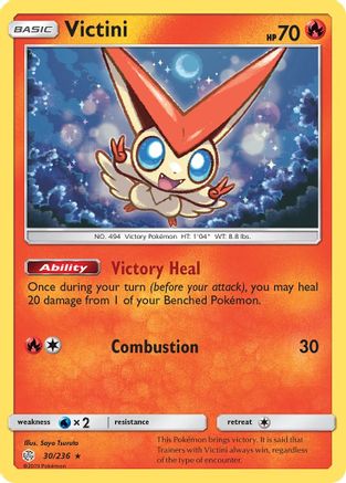 Victini 030/236  - Holofoil SM  Cosmic Eclipse
