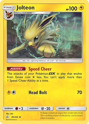 Jolteon 070/236  SM  Cosmic Eclipse
