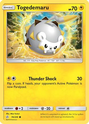 Togedemaru 074/236  SM  Cosmic Eclipse