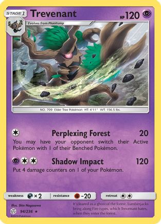 Trevenant 094  SM  Cosmic Eclipse