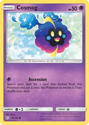 Cosmog 099/236  SM  Cosmic Eclipse