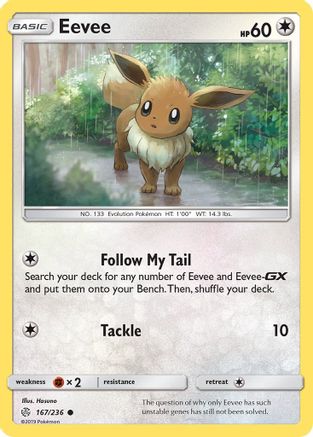 Eevee 167/236  SM  Cosmic Eclipse