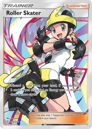Roller Skater (Full Art) 235  - Holofoil SM  Cosmic Eclipse